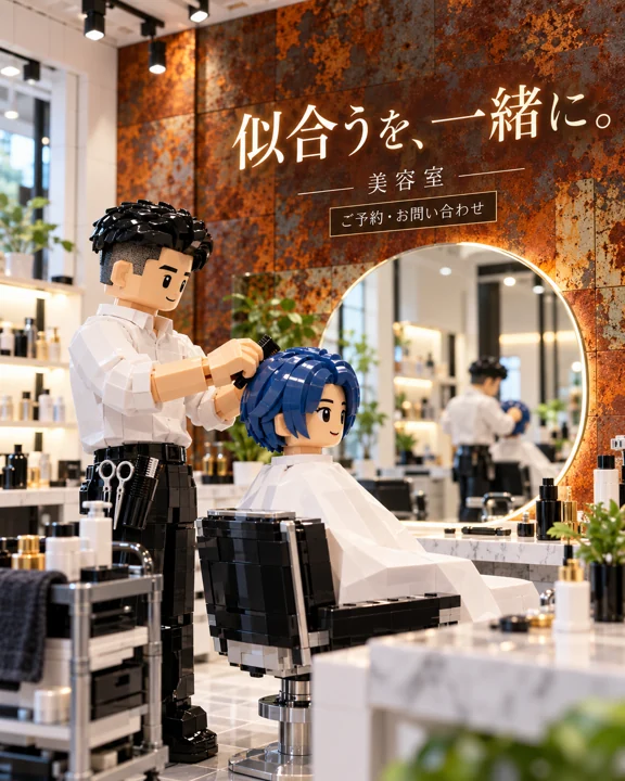 美容室・ヘアサロンの参考作品