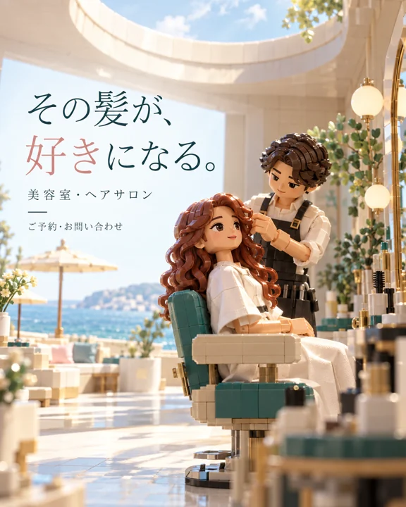 美容室・ヘアサロンの参考作品