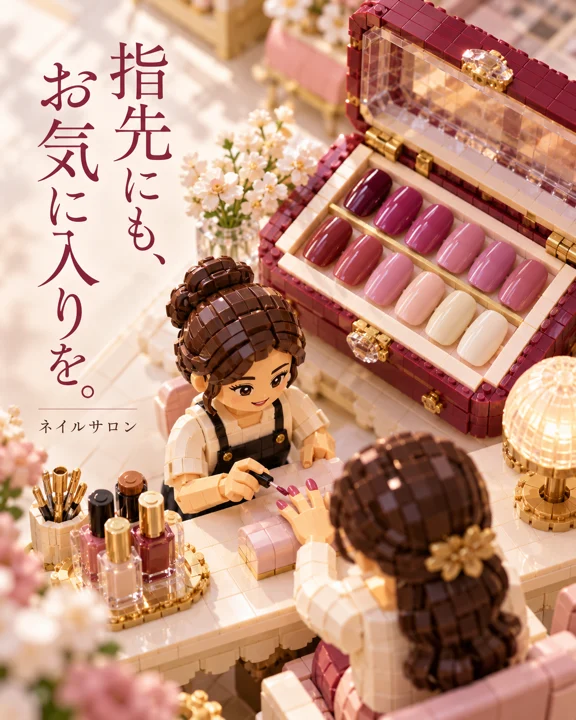 ネイル・まつ毛の参考作品