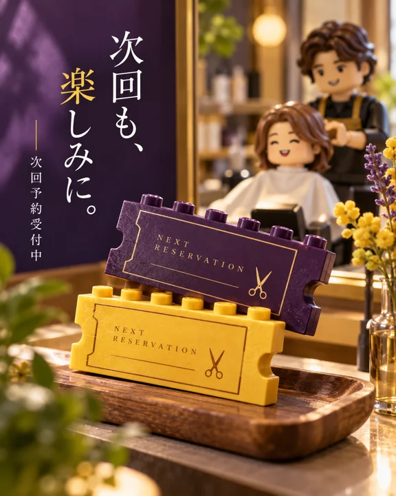 美容室・ヘアサロンの参考作品