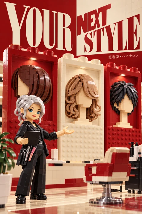 美容室・ヘアサロンの参考作品