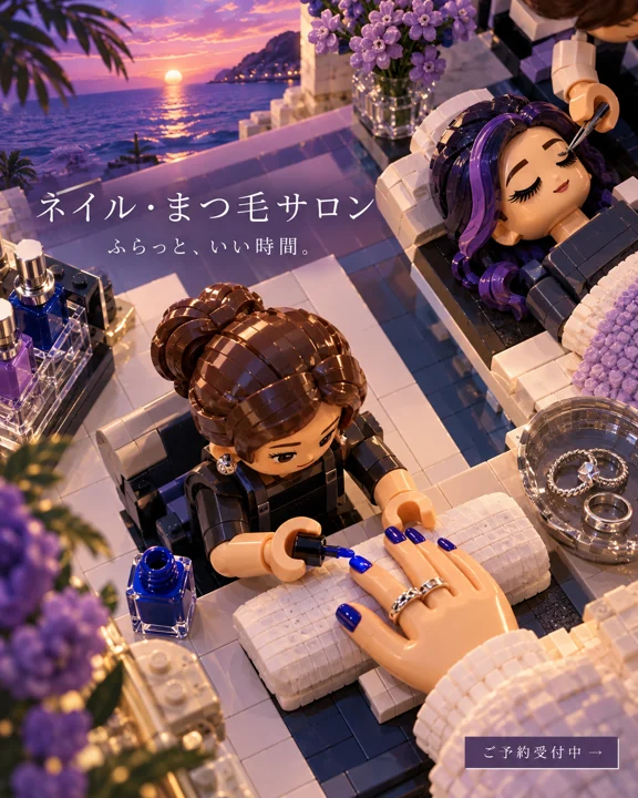 ネイル・まつ毛の参考作品