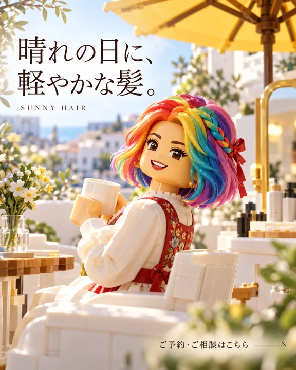 美容室・ヘアサロンの参考作品