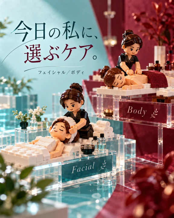 エステ・美容サロンの参考作品
