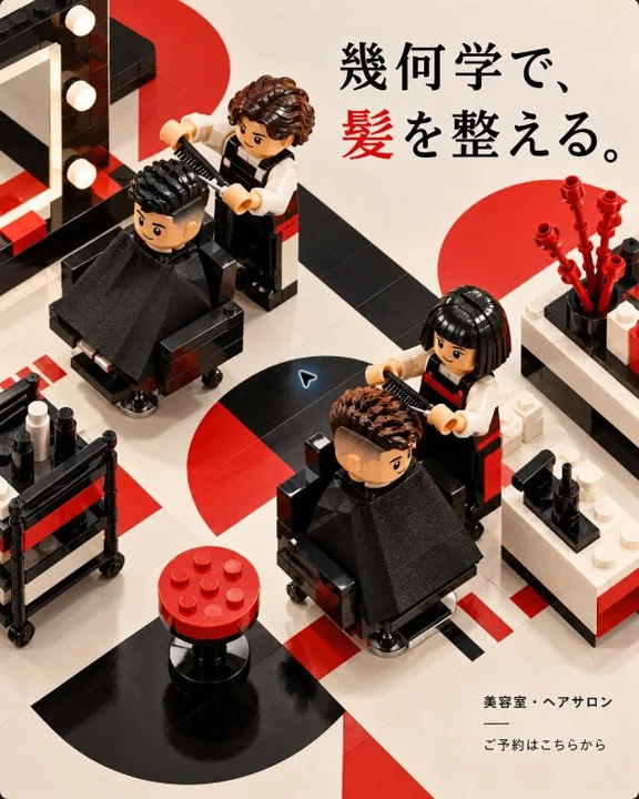 美容室・ヘアサロンの参考作品