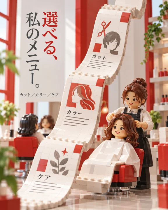 美容室・ヘアサロンの参考作品
