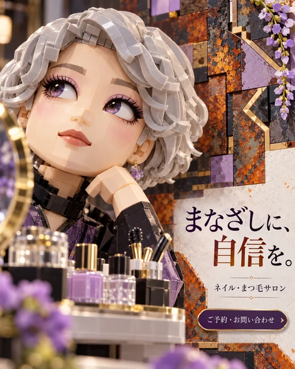 ネイル・まつ毛の参考作品