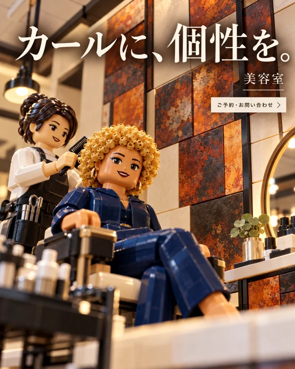 美容室・ヘアサロンの参考作品