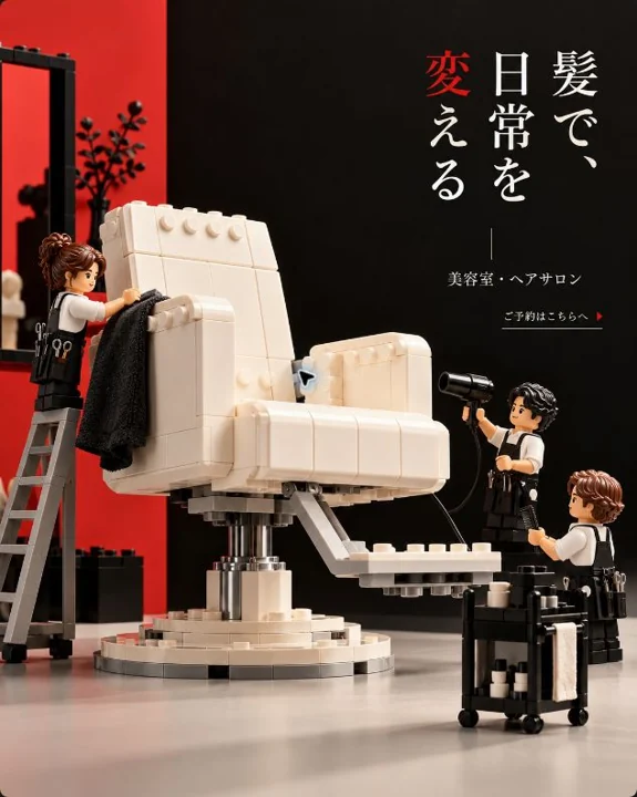 美容室・ヘアサロンの参考作品