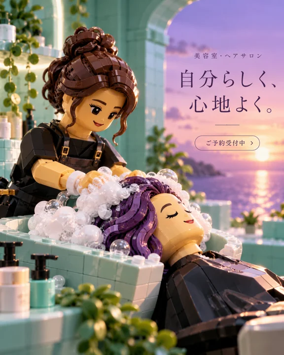 美容室・ヘアサロンの参考作品