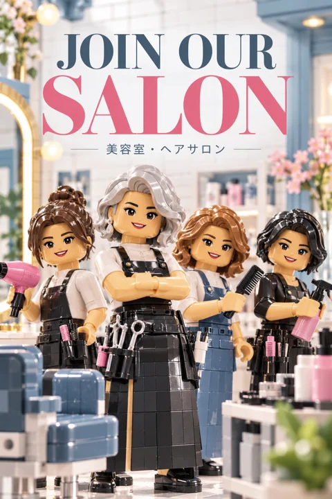 美容室・ヘアサロンの参考作品