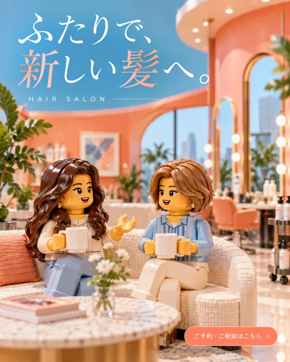 美容室・ヘアサロンの参考作品