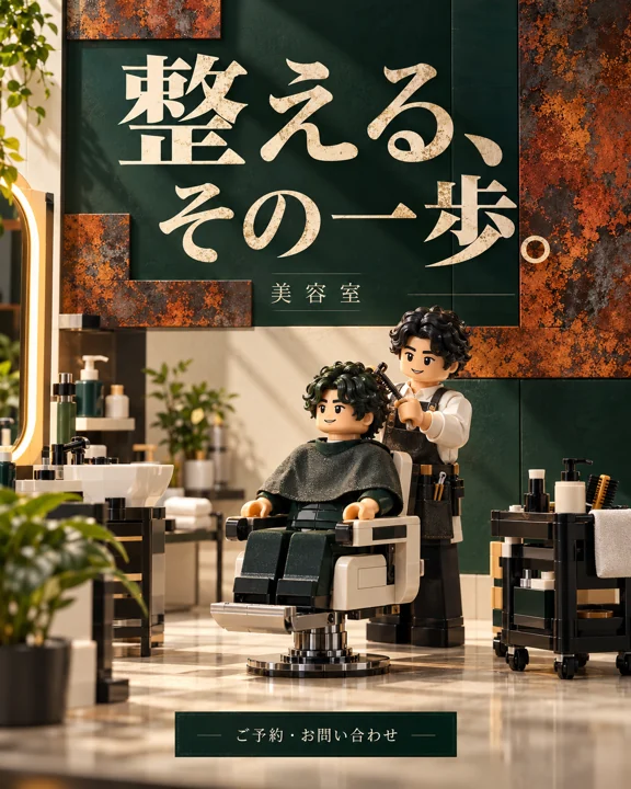 美容室・ヘアサロンの参考作品