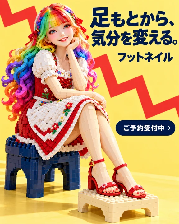 ネイル・まつ毛の参考作品