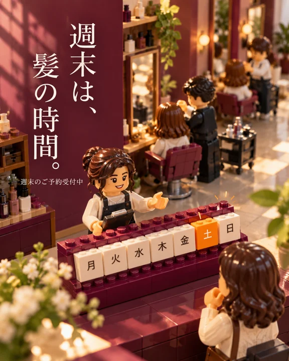 美容室・ヘアサロンの参考作品