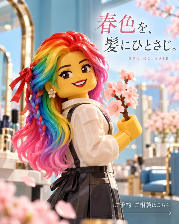 美容室・ヘアサロンの参考作品