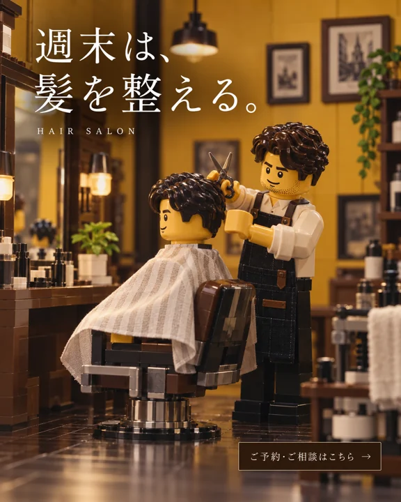 美容室・ヘアサロンの参考作品