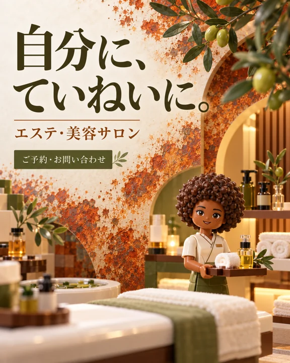 エステ・美容サロンの参考作品