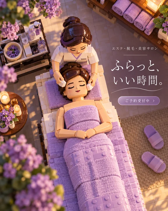 エステ・美容サロンの参考作品
