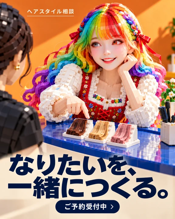 美容室・ヘアサロンの参考作品