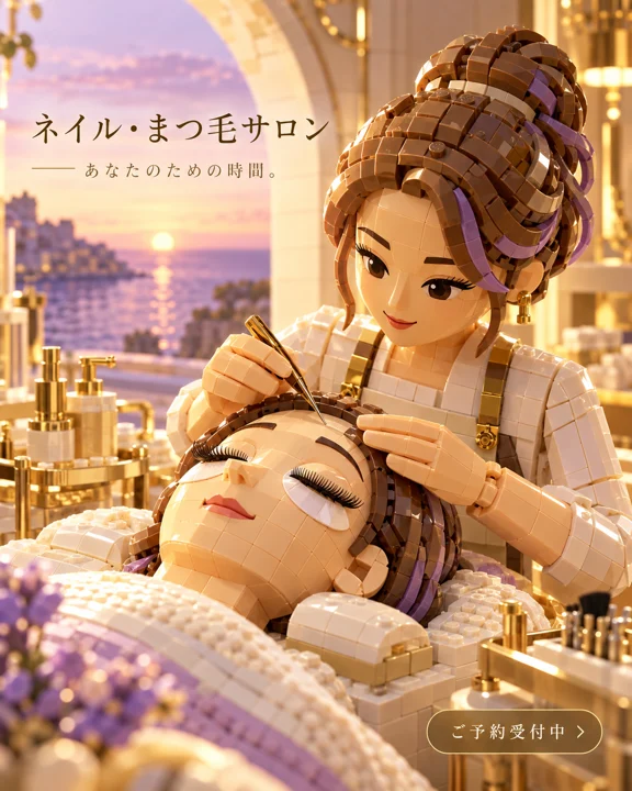 ネイル・まつ毛の参考作品