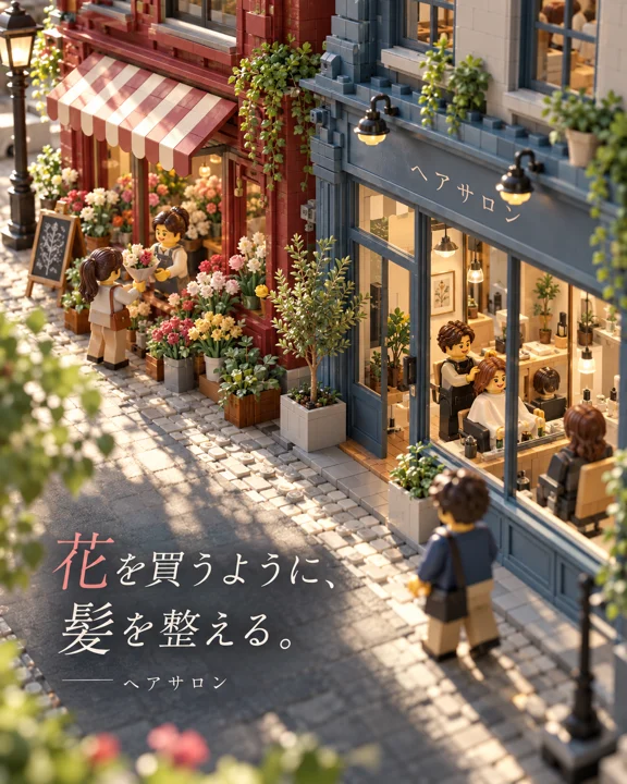 美容室・ヘアサロンの参考作品