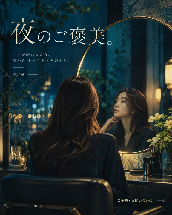 美容室・ヘアサロンの参考作品