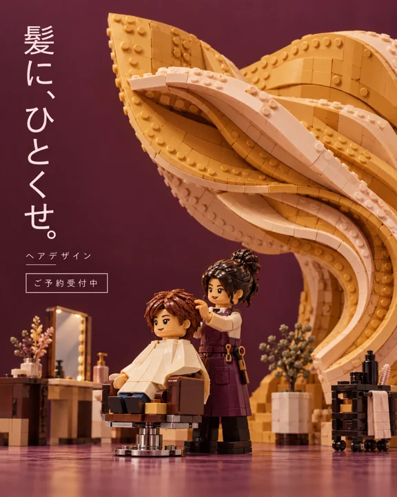 美容室・ヘアサロンの参考作品