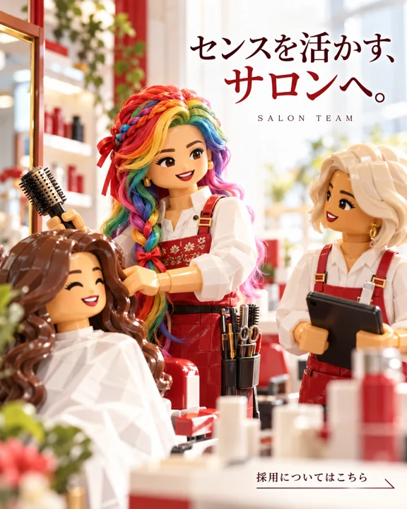 美容室・ヘアサロンの参考作品
