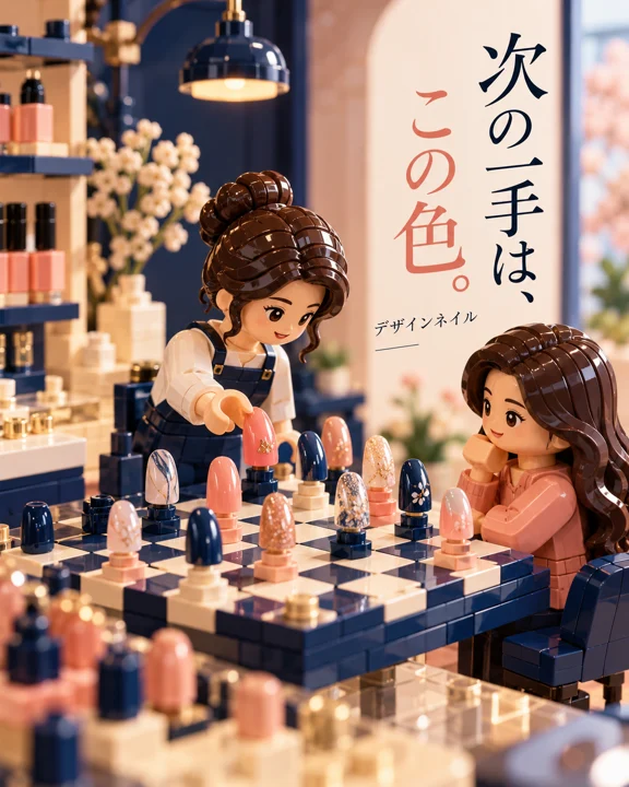 ネイル・まつ毛の参考作品