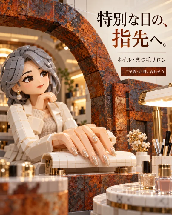 ネイル・まつ毛の参考作品
