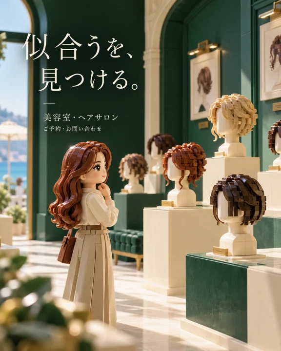 美容室・ヘアサロンの参考作品