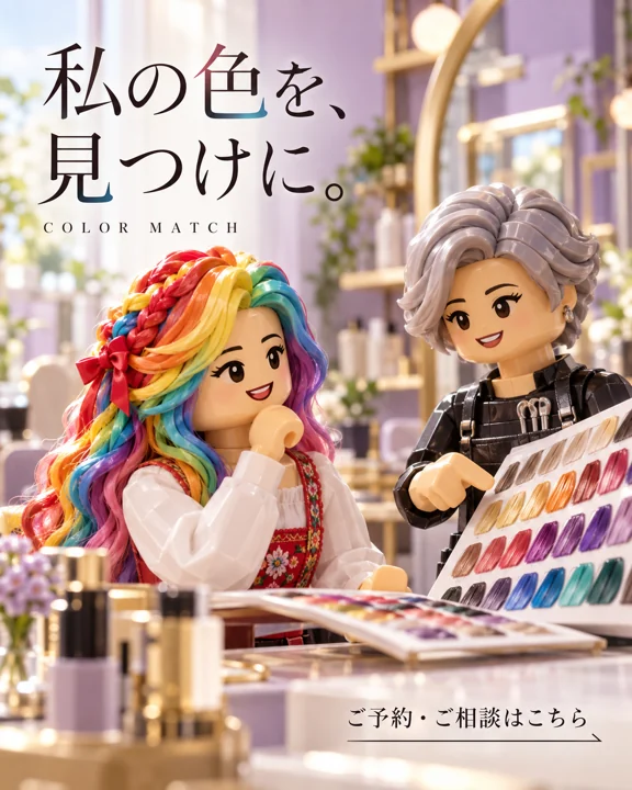 美容室・ヘアサロンの参考作品