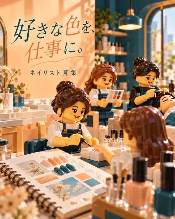 ネイル・まつ毛の参考作品