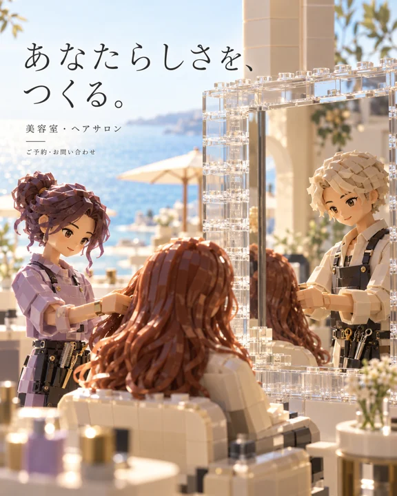 美容室・ヘアサロンの参考作品