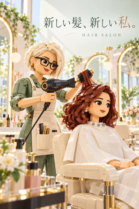 美容室・ヘアサロンの参考作品