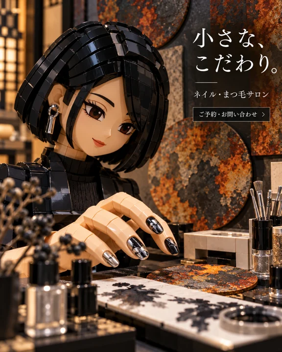 ネイル・まつ毛の参考作品