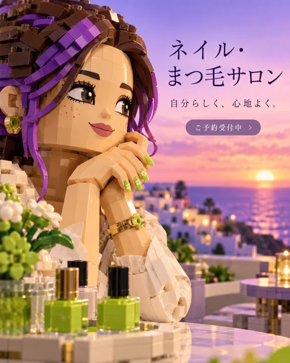ネイル・まつ毛の参考作品