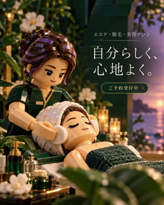 エステ・美容サロンの参考作品