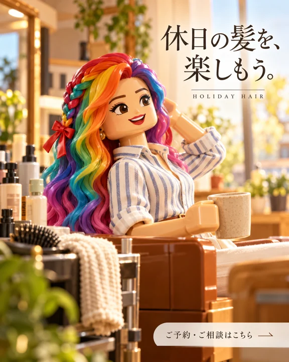 美容室・ヘアサロンの参考作品