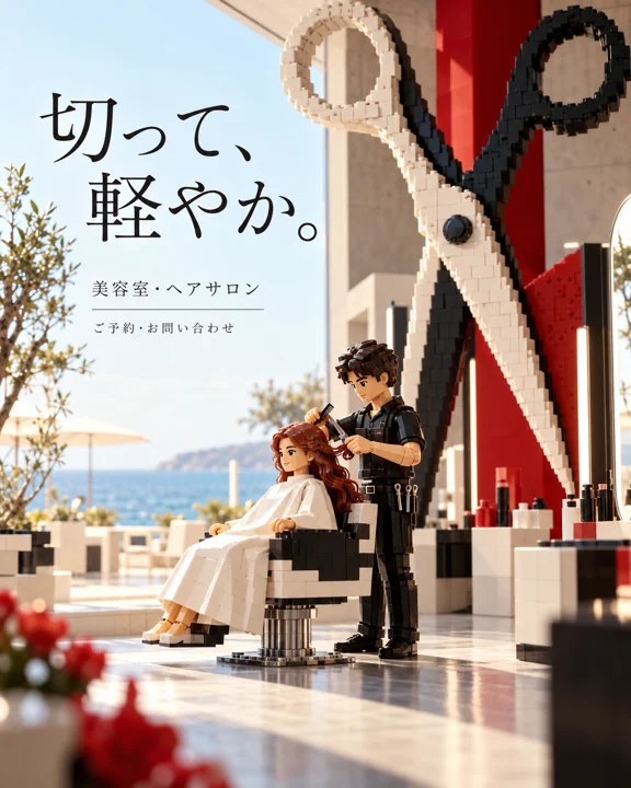美容室・ヘアサロンの参考作品
