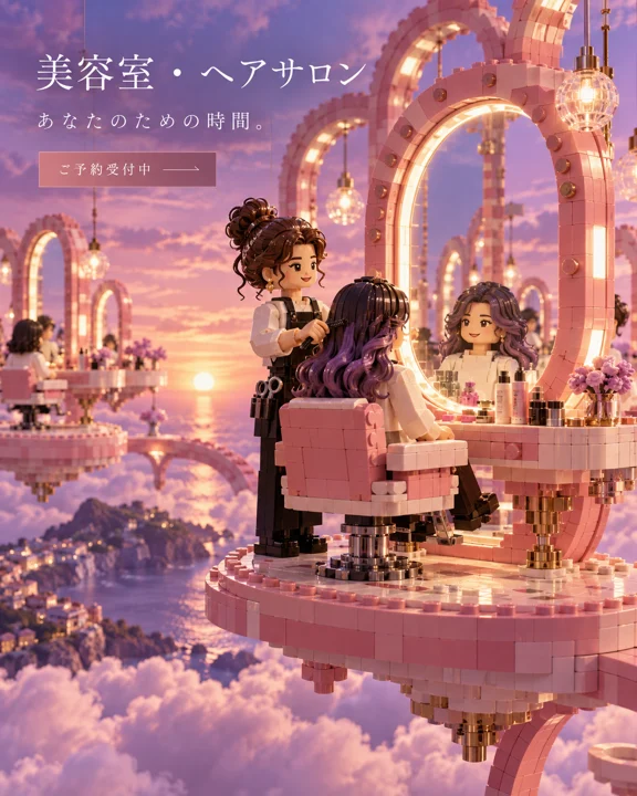 美容室・ヘアサロンの参考作品