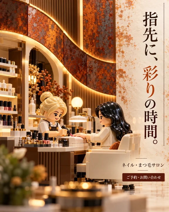 ネイル・まつ毛の参考作品