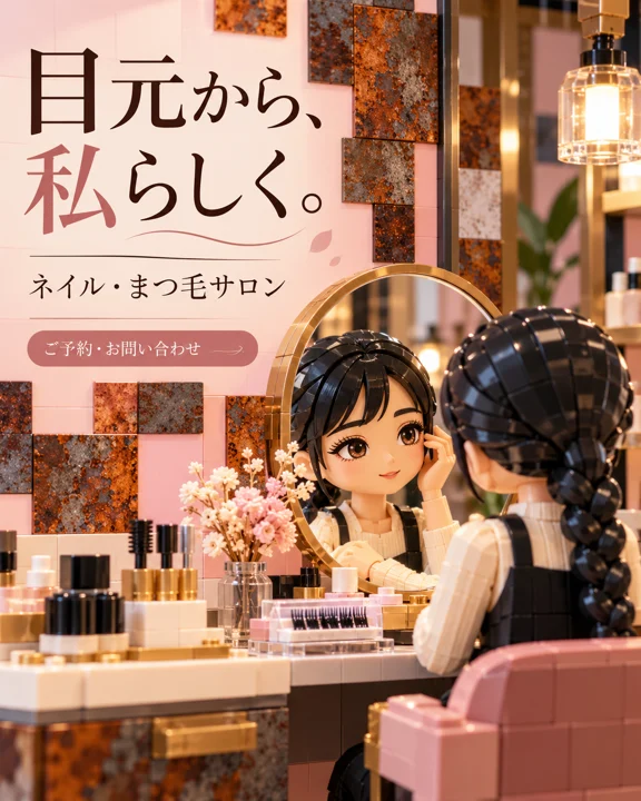 ネイル・まつ毛の参考作品