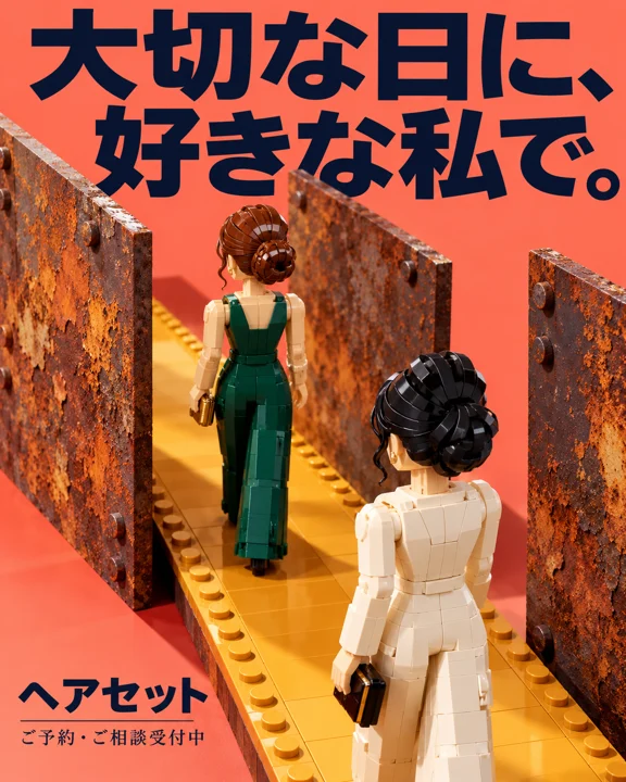 美容室・ヘアサロンの参考作品