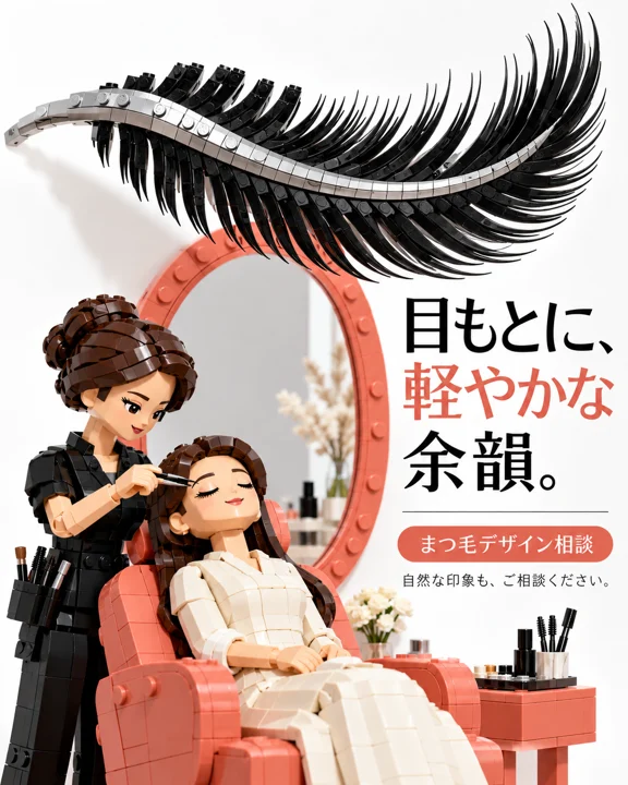 ネイル・まつ毛の参考作品
