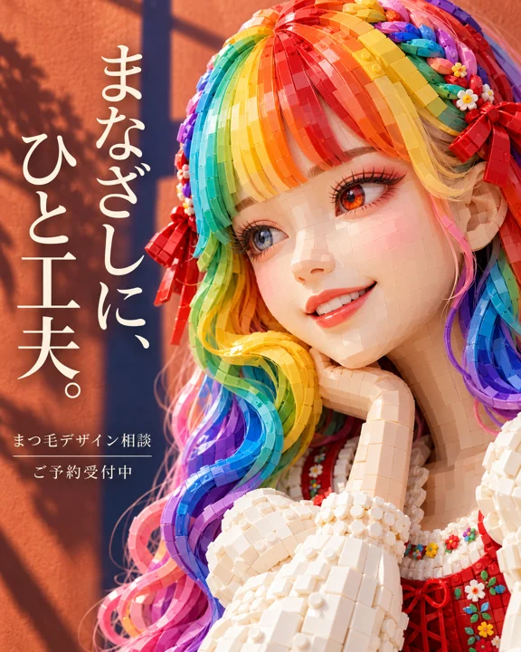 ネイル・まつ毛の参考作品