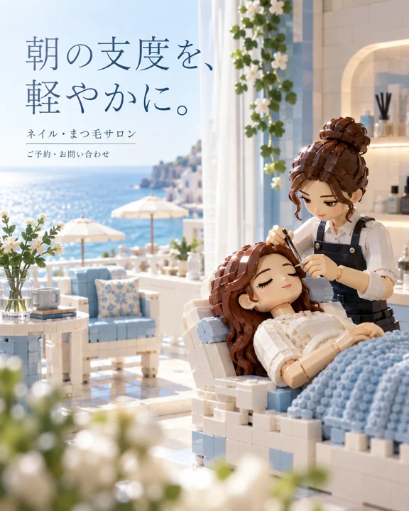 ネイル・まつ毛の参考作品