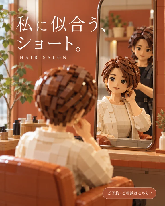 美容室・ヘアサロンの参考作品