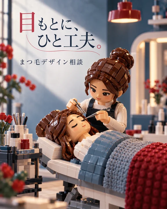 ネイル・まつ毛の参考作品
